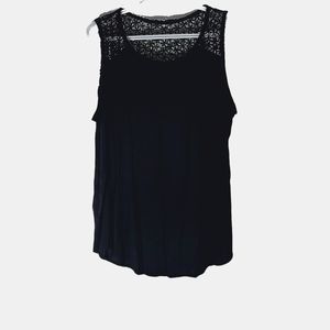 Plus size lace tank